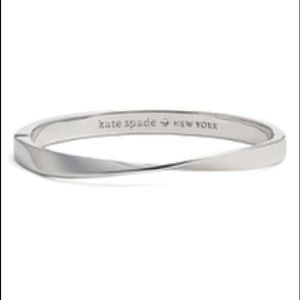 Kate Spade Silver Twisted Bangle